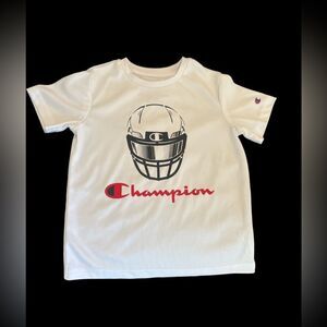 Champion Boys Shirt Size 5 White T Shirt
